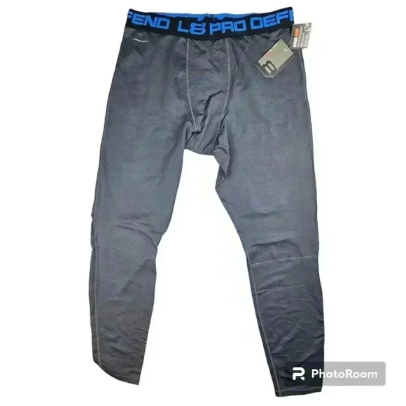 Layer 8 Kwick-Heat Kwick-Dry 11 L8 Defend leggings Gray print # L64465 XL - Picture 1 of 6